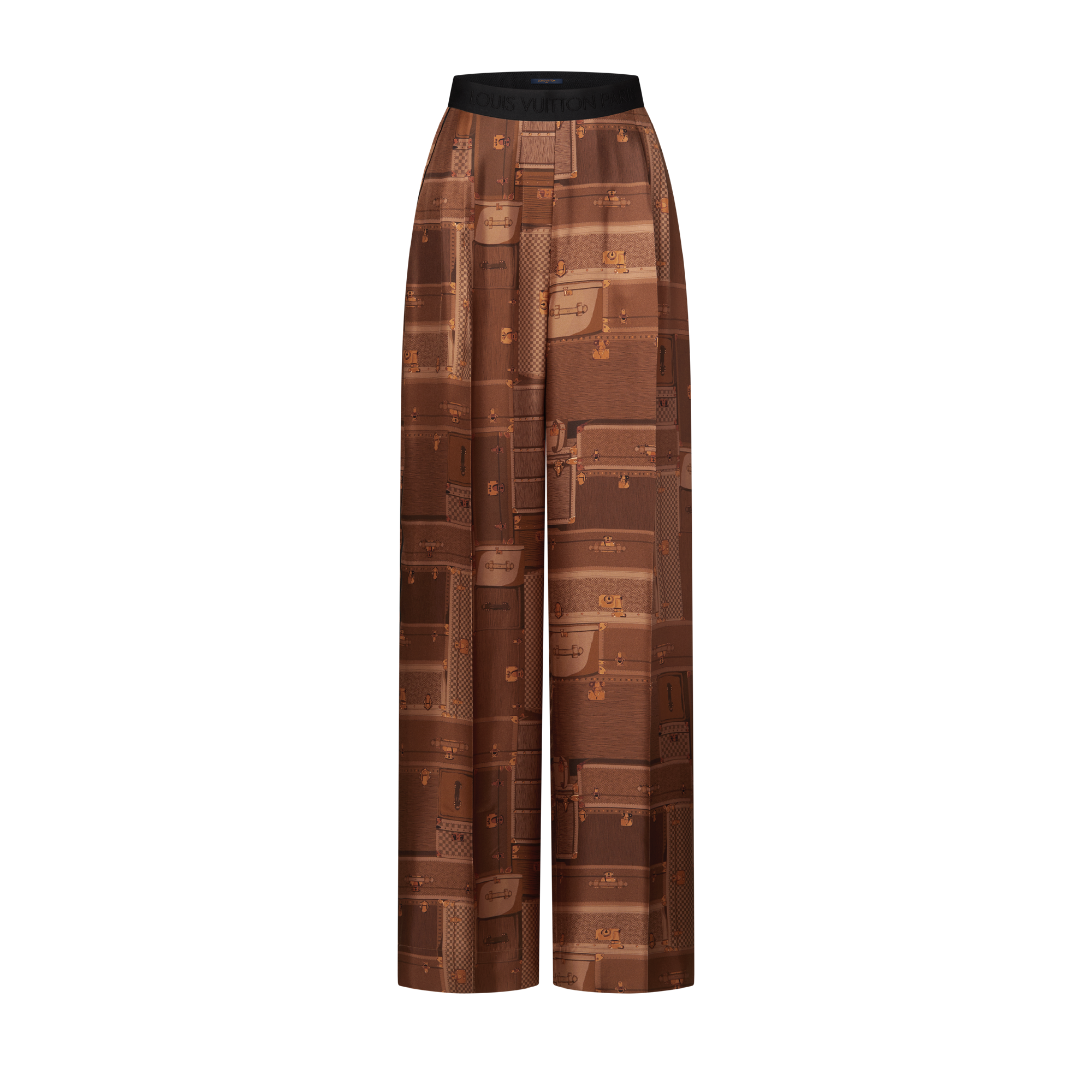 Trunk Print Wide-Leg Pants - Ready-to-Wear 1AJFOX | LOUIS VUITTON